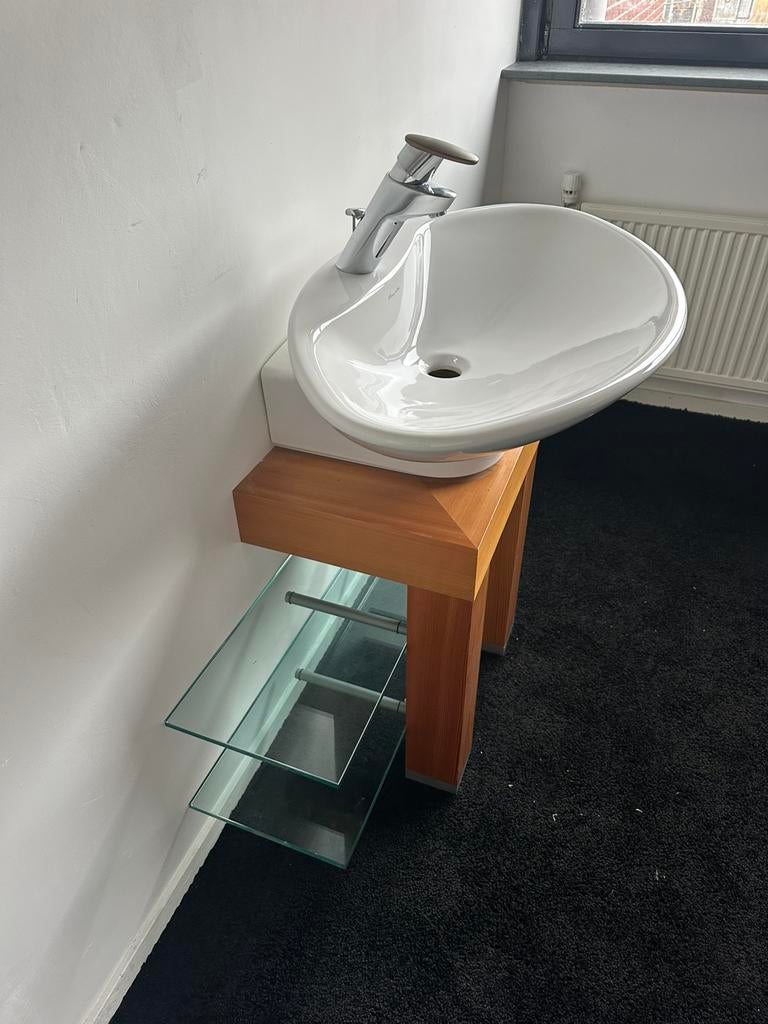 Wastafel met medicijnkast, Ophalen of Verzenden, Zo goed als nieuw, Wastafel