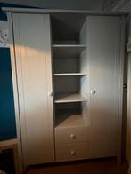 Kledingkast lichtgrijs, Huis en Inrichting, Kasten | Kledingkasten, Gebruikt, 100 tot 150 cm, 150 tot 200 cm, Overige houtsoorten