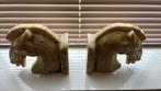 Boekensteunen . Marmeren paardenhoofd. Hoogte 17 cm., Ophalen of Verzenden