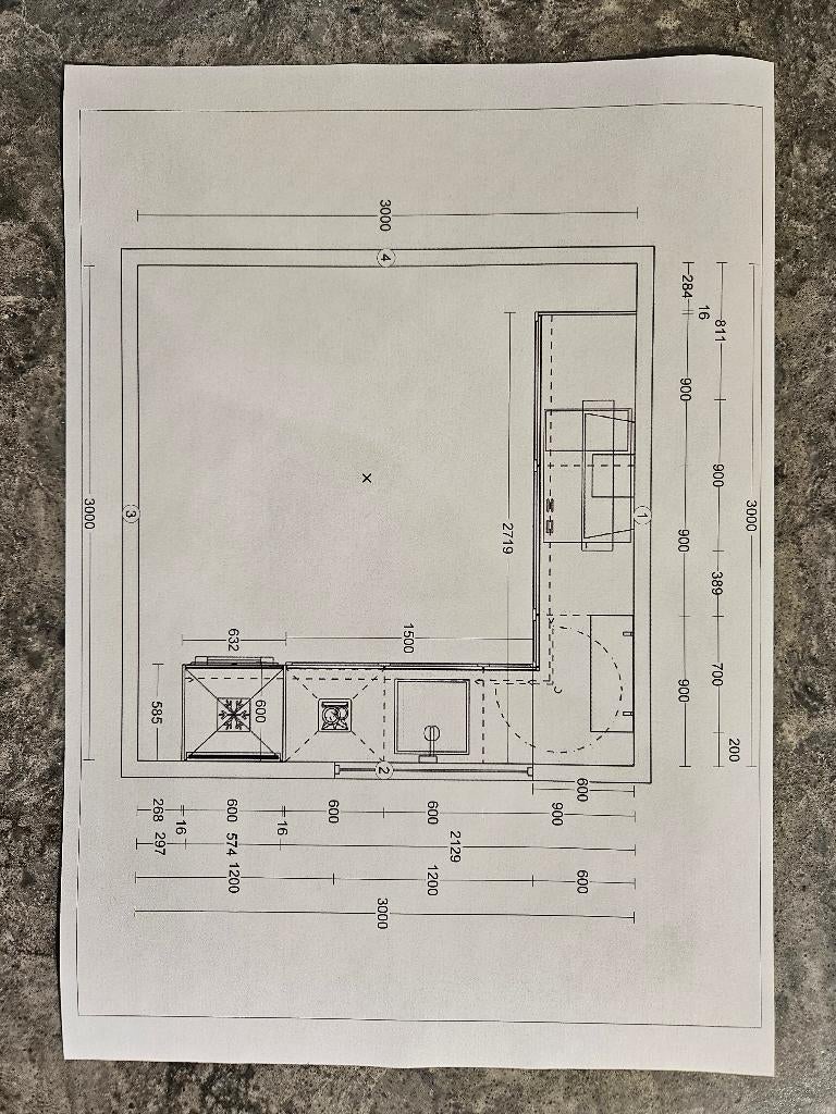 Showroomkeuken Noblesse, Ophalen, Hoekkeuken, Nieuw, Composiet