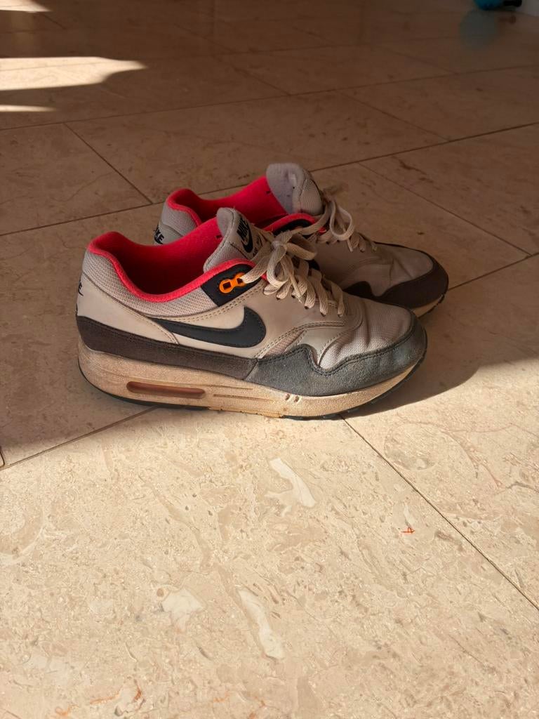 Nike air max 1 women’s midnight navy pink maat 39, Ophalen, Zo goed als nieuw, Meisje, Schoentjes