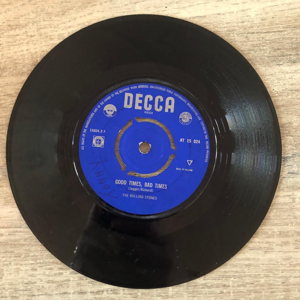 vinyl single The Rolling Stones, Ophalen of Verzenden, Gebruikt, Pop