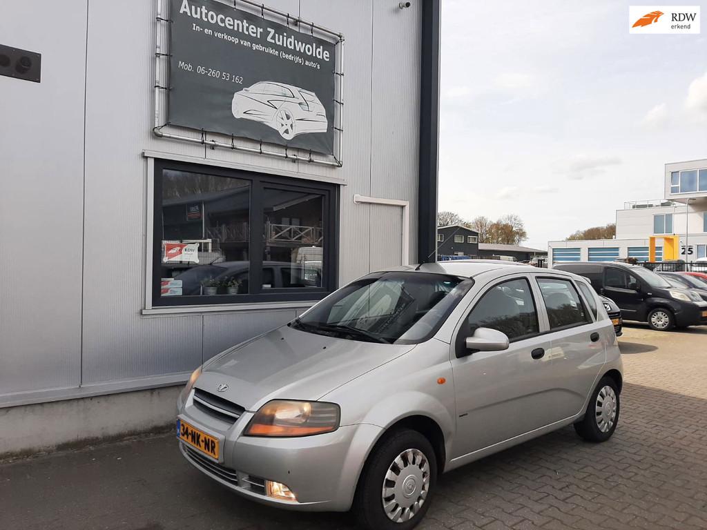 Daewoo Kalos 1.4 Class airco apk 4-2027, Auto's, Daewoo, 4 cilinders, Kalos, Origineel Nederlands, Bedrijf
