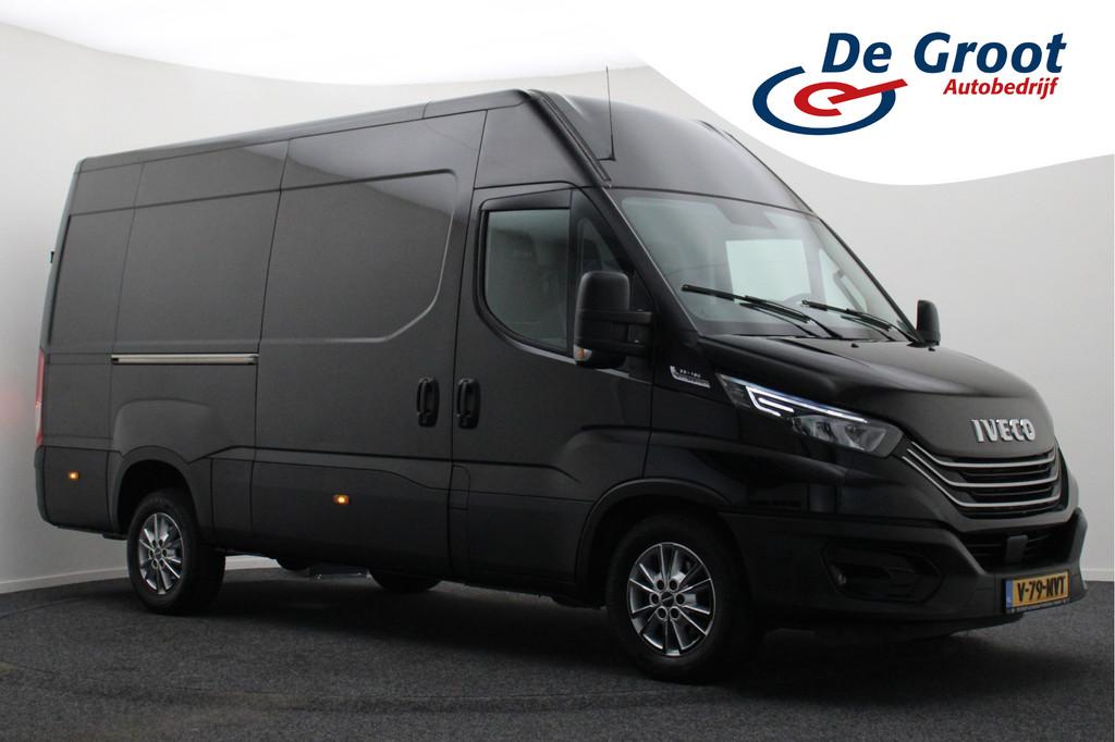 Iveco Daily 35S18 3.0 180 PK Automaat L2H2 3-Zits, Climate,, Auto's, Automaat, Gebruikt, Zwart, 4 cilinders