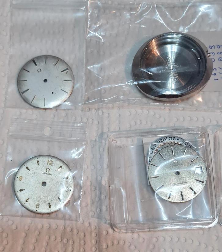 Omega onderdelen, Sieraden, Tassen en Uiterlijk, Horloges | Heren, Omega, Staal, Ophalen of Verzenden