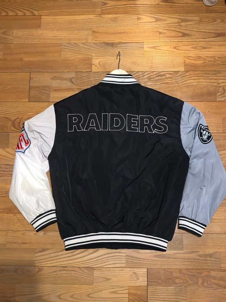 Bershka Raiders Varsity Jacket, Kleding | Heren, Ophalen of Verzenden, Zo goed als nieuw, Maat 48/50 (M), Zwart