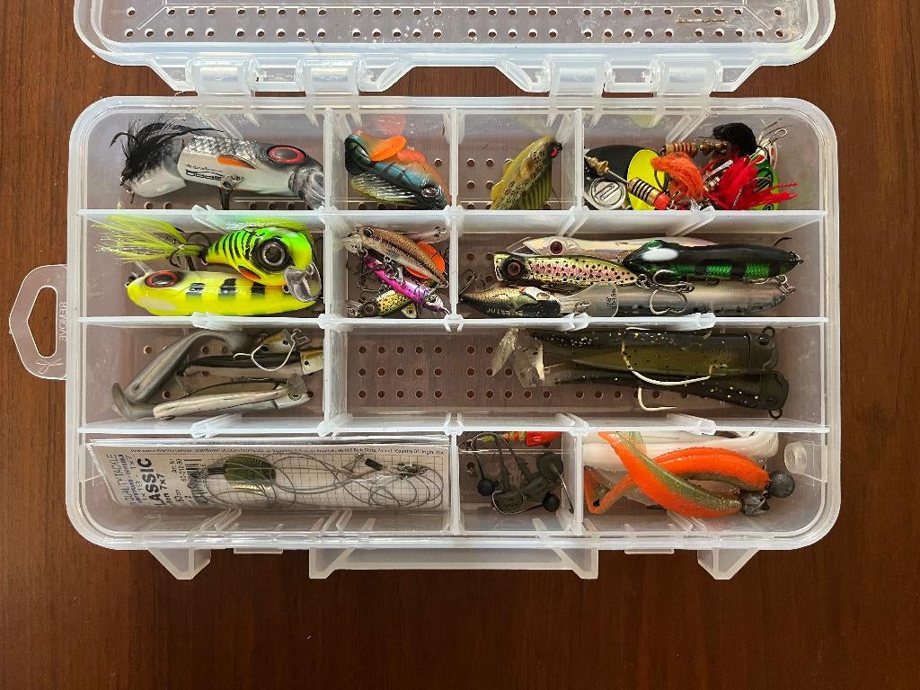 Kunstaas set roofvis voor snoek, baars en  snoekbaars, Watersport en Boten, Hengelsport | Roofvissen, Ophalen of Verzenden, Zo goed als nieuw