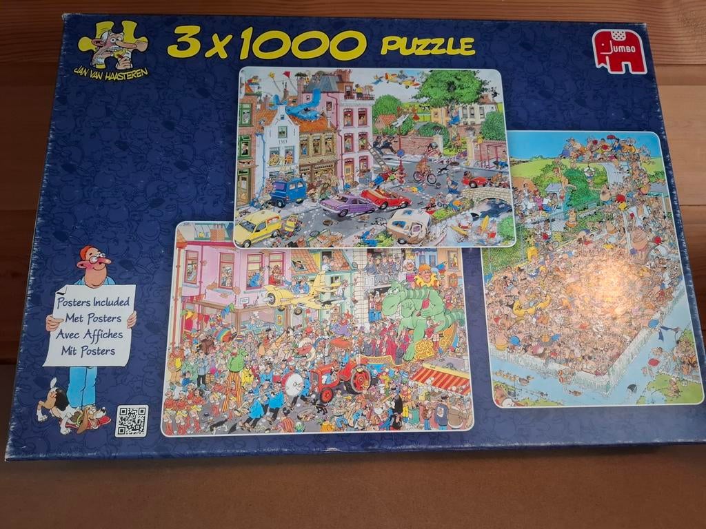 Jan van haasteren puzzels, Ophalen of Verzenden, 500 t/m 1500 stukjes, Zo goed als nieuw