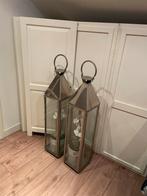 Riviera Maison Lantaarns/Windlichten, Ophalen, Gebruikt, Grijs, Kandelaar