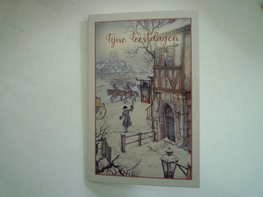 Anton Pieck kaart paarden herberg, Verzamelen, Ansichtkaarten | Themakaarten, Ophalen of Verzenden, Voor 1920, Overige thema's