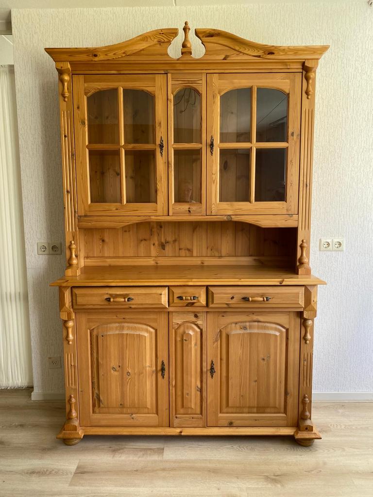 Buffet/vitrinekast, Ophalen, Gebruikt, 100 tot 150 cm, 200 cm of meer