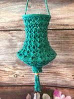 Handmade gehaakte kroonluchter groen/blauw/kwastje nieuw, Hobby en Vrije tijd, Ophalen of Verzenden, Nieuw, Haken, Overige typen