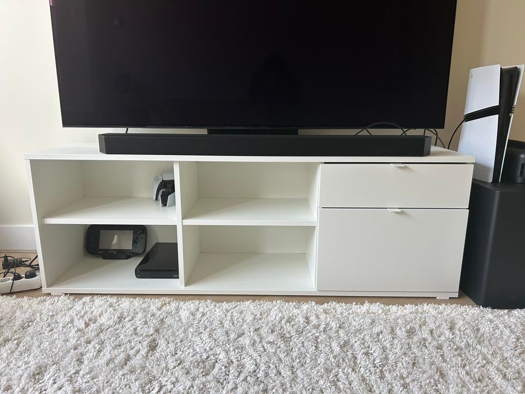 Tvmeubel Vihals Ikea wit, Ophalen, 25 tot 50 cm, Minder dan 100 cm