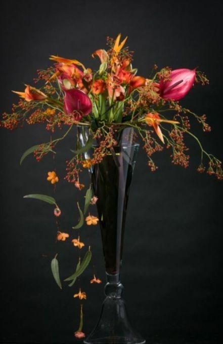 Vaas met bloemen Luxe ArtFrame Wisseldoek 80x120  met frame, Huis en Inrichting, Ophalen, Nieuw, Schilderij, 75 tot 100 cm
