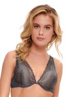 Lingadore NINE IRON set BH 75B short 38, Ophalen of Verzenden, Grijs, Setje