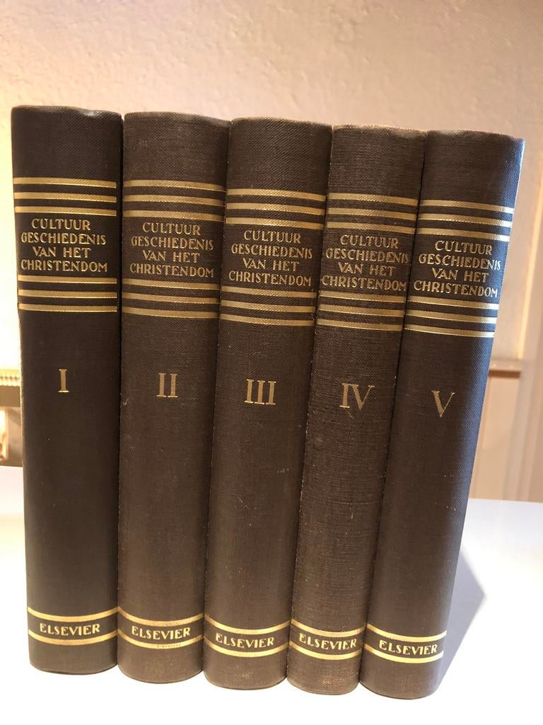 Cultuurgeschiedenis van het christendom - 5 delen, Boeken, Ophalen of Verzenden, Gelezen