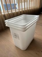 Set van 3 transparante opbergbakken - helemaal nieuw! IKEA, Huis en Inrichting, Woonaccessoires | Schalen en Manden, Kunststof