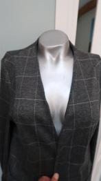 Wallis prachtig open vest grijs zachte stof mt 40, Maat 38/40 (M), Wallis, Ophalen of Verzenden, Zo goed als nieuw