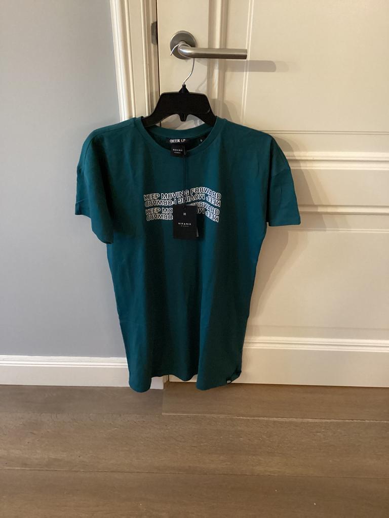 Nik&Nik groene rechte jurk maat 176 nieuw, Kinderen en Baby's, Kinderkleding | Maat 176, Ophalen of Verzenden, Nieuw, Meisje, Jurk of Rok