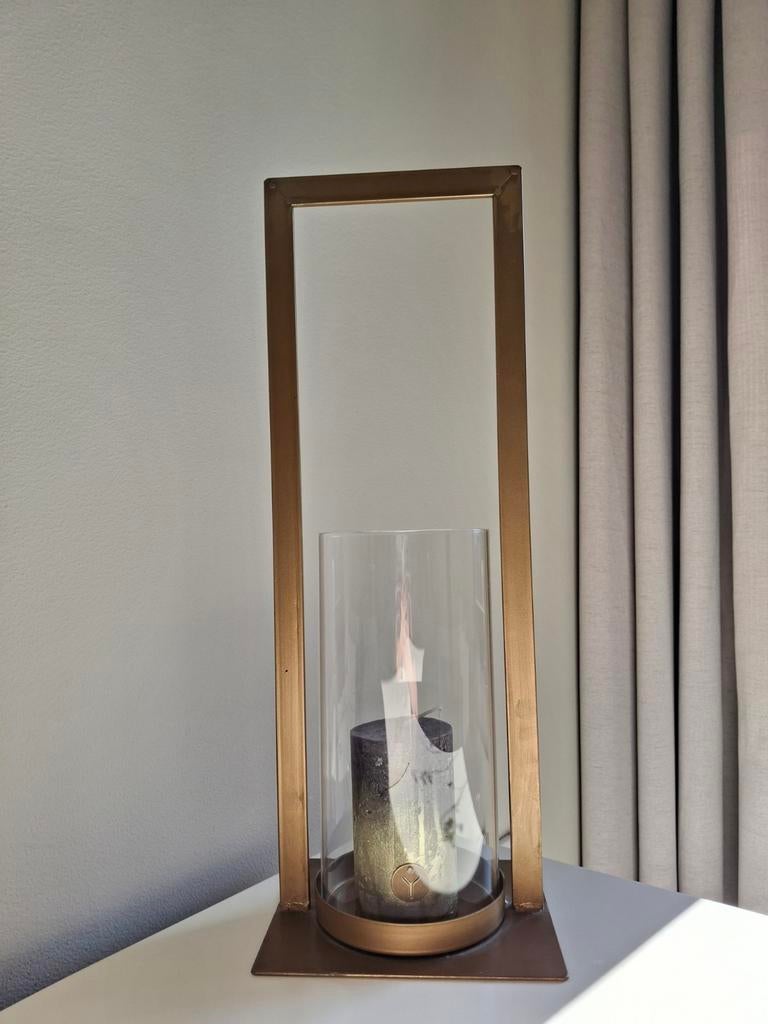 Woonhuis Elspeet kandelaar goud, Ophalen of Verzenden, Zo goed als nieuw