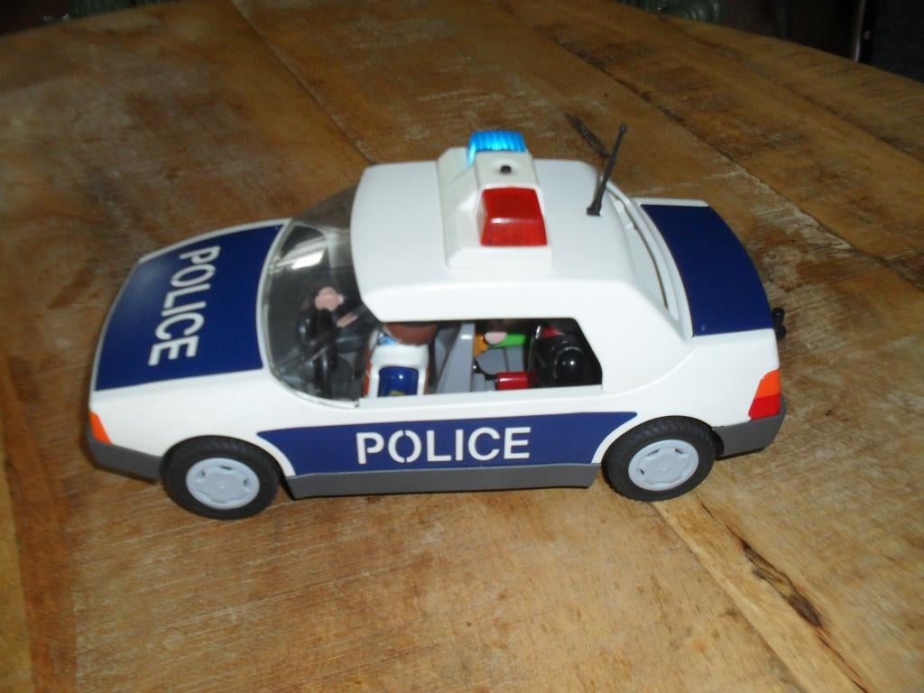 Playmobil politieauto met werkend zwaailicht set no 50, Ophalen of Verzenden, Zo goed als nieuw, Los playmobil