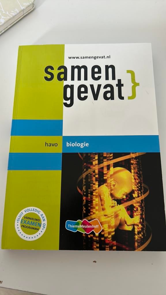 Samengevat havo Biologie, Boeken, Ophalen of Verzenden, Zo goed als nieuw, HAVO, Biologie