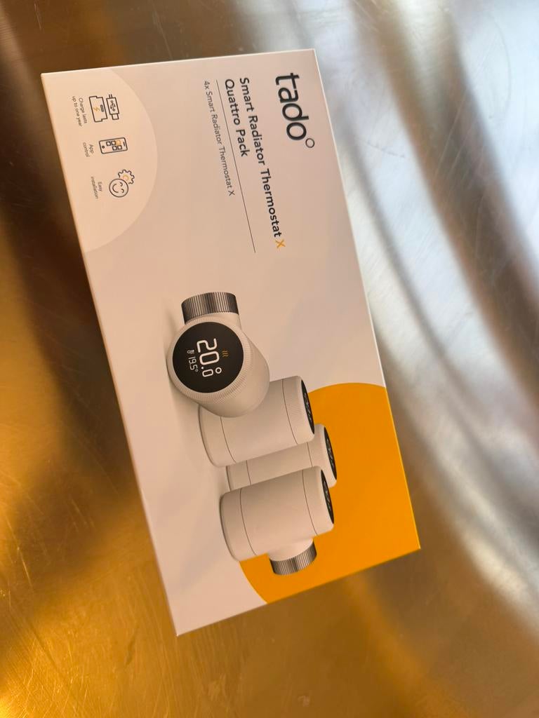 Tado X radiatorknop 4pack, Ophalen, Slimme thermostaat, Nieuw