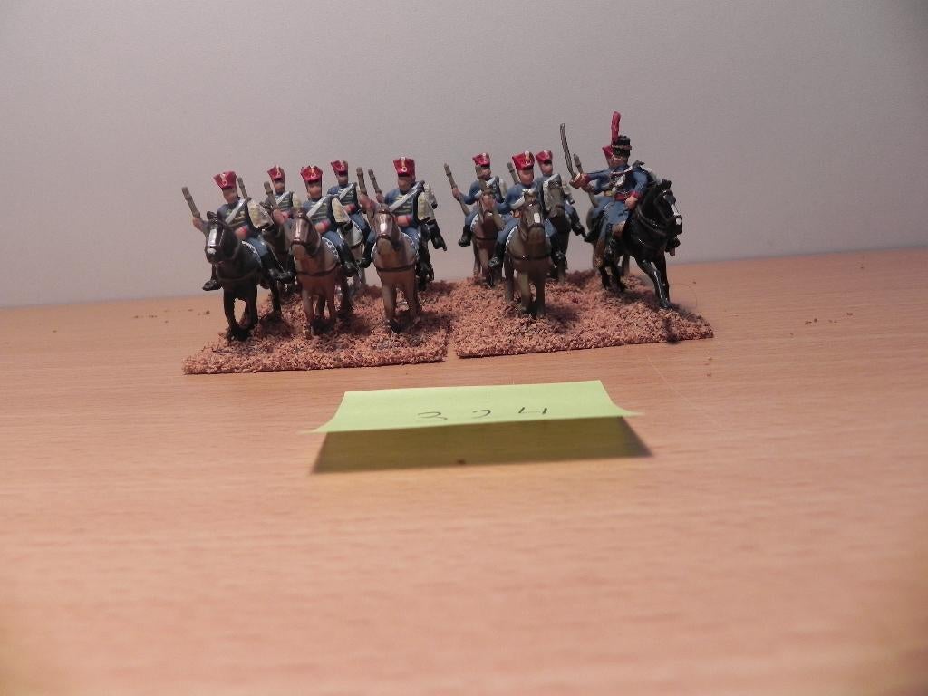Slag bij Waterloo, hussars Frankrijk (324), Prince August, Ophalen of Verzenden, Nieuw, 1:35 tot 1:50, Figuur of Figuren