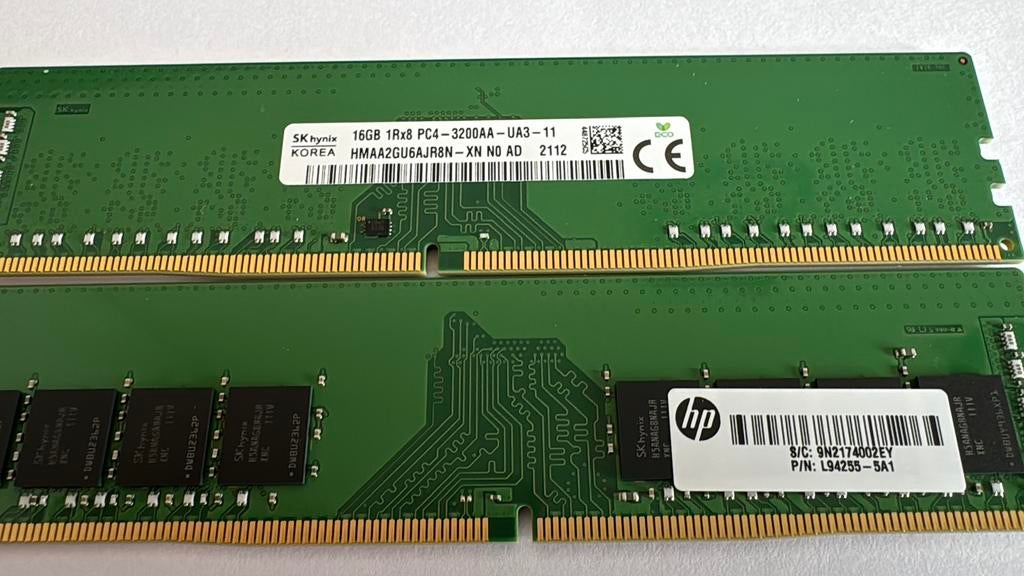 15x Hynix 16gb PC4-3200 new, Computers en Software, RAM geheugen, DDR4, Nieuw, Ophalen of Verzenden, Laptop
