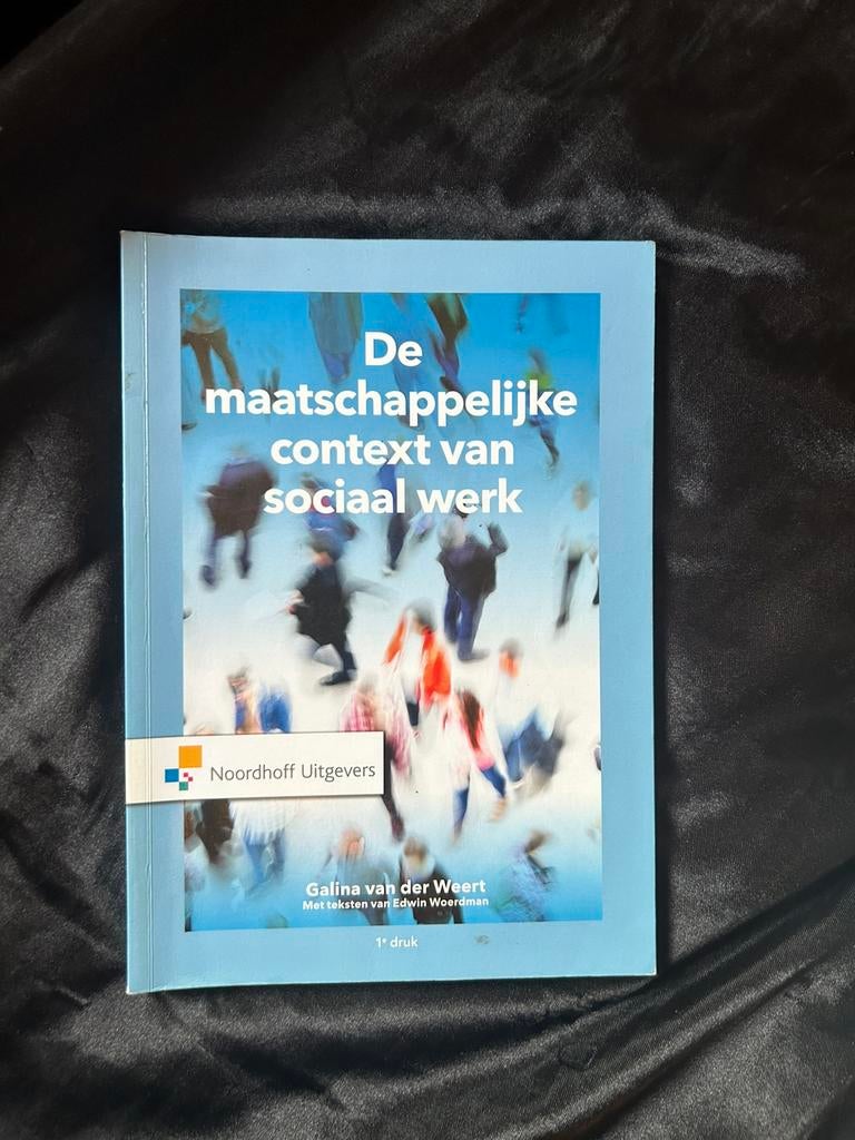 De maatschappelijke context van sociaal werk - Social Work, Ophalen of Verzenden, Alpha, Zo goed als nieuw, HBO