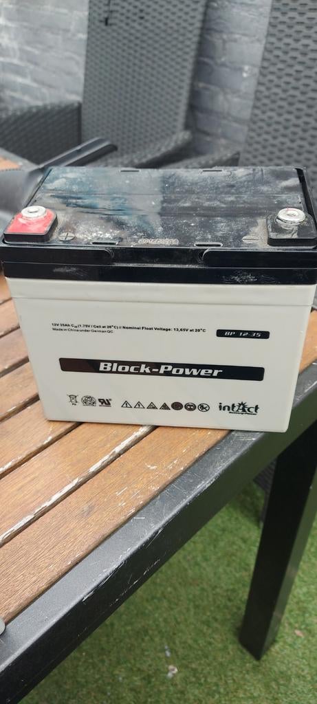 Block-Power BP 12-35 Accu 12V 35Ah, Ophalen, Gebruikt, Universele onderdelen