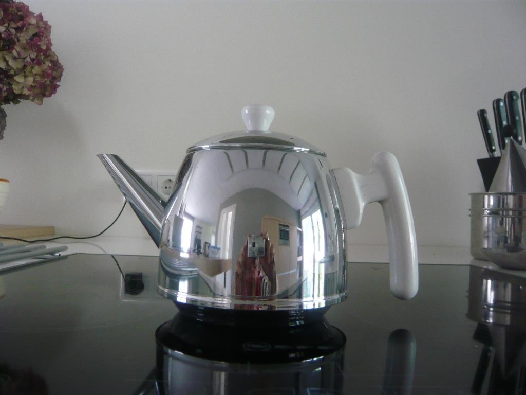 theepot dubbelwandig, Ophalen of Verzenden, Zo goed als nieuw