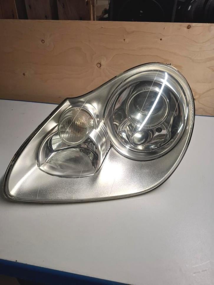 Valeo Bi-Xenon koplamp links Porsche Cayenne (955), Auto-onderdelen, Verlichting, Porsche, Gebruikt, Ophalen of Verzenden