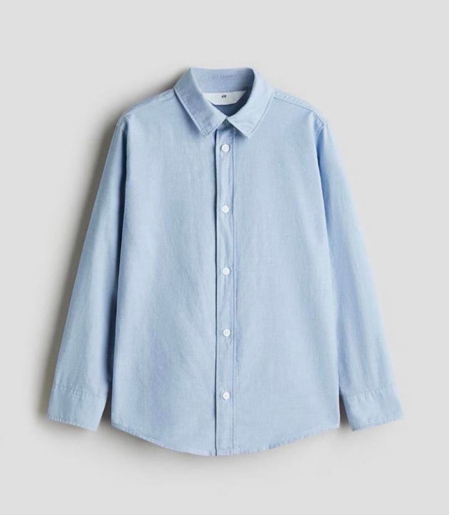 Nieuw H&M Overhemd Jongens - Blauw & Rood - Maat 152, Kinderen en Baby's, Kinderkleding | Maat 152, Ophalen of Verzenden, Nieuw