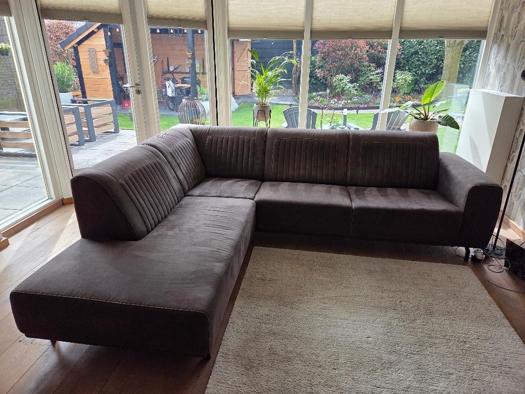 Hoekbank, Huis en Inrichting, Banken | Bankstellen, Ophalen, 250 tot 300 cm, Gebruikt, Minder dan 75 cm