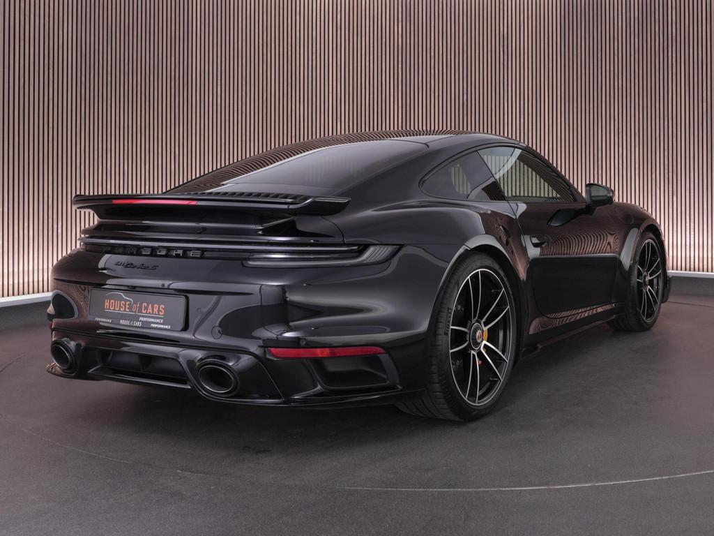 Porsche 911 Turbo S 3.8 650pk |dealer onderhouden|Aero-pakke, Auto's, Automaat, Gebruikt, 4 stoelen, Zwart