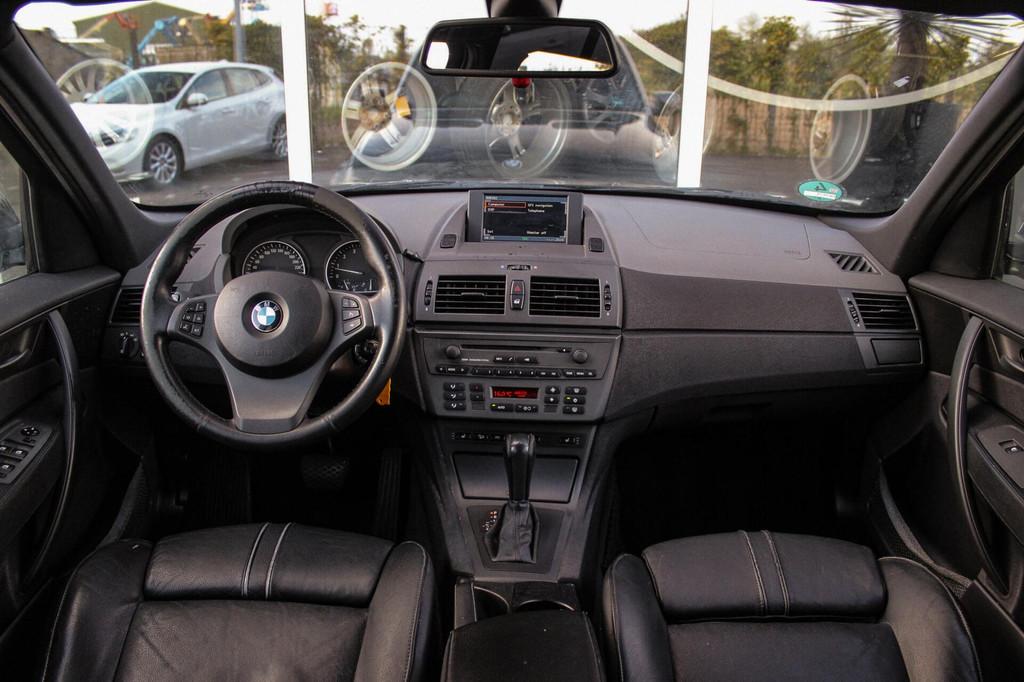 BMW X3 3.0i High Executive | Sportpakket | Xenon | HiFi audi, Auto's, BMW, Gebruikt, Zwart, 2000 kg, Zwart