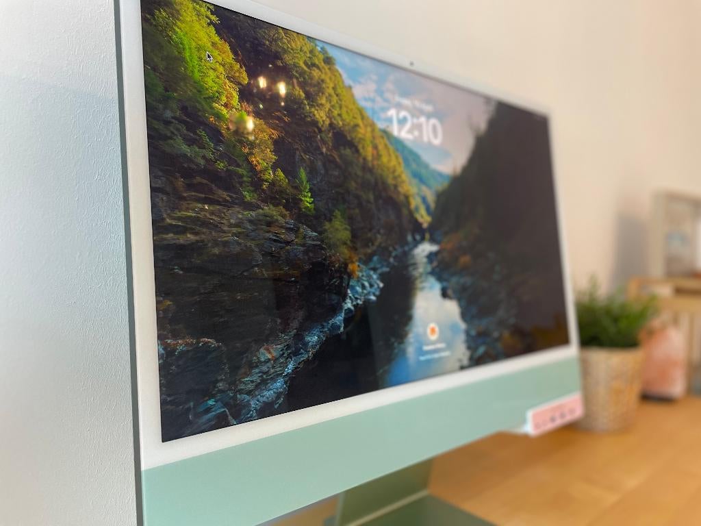 Apple iMac 24” M1 512GB – Groen – Zo goed als nieuw, IMac, Zo goed als nieuw, 8 GB, SSD