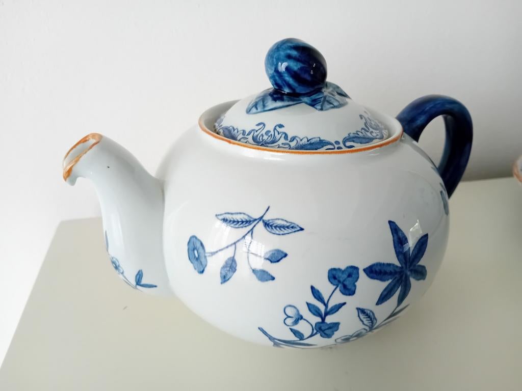 Zeldzame kleine theepot 0,8L Rorstrand Ostindia East Indies, Overige typen, Ophalen of Verzenden, Zo goed als nieuw, Overige stijlen