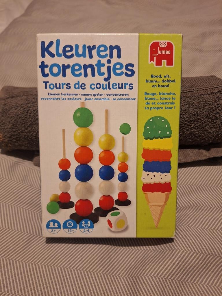 Kleuren torentjes spel van Jumbo, Ophalen of Verzenden