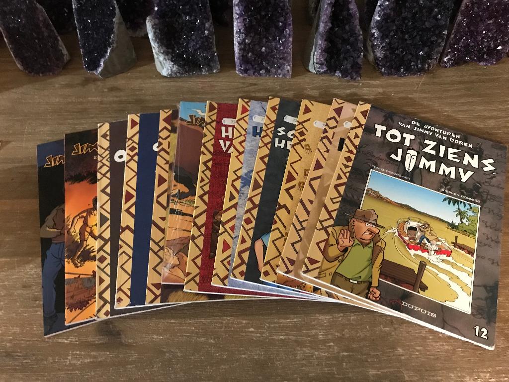 Jimmy van Doren serie compleet 1 t/m 12 plus spec, Boeken, Stripboeken, Zo goed als nieuw, Complete serie of reeks, Ophalen of Verzenden