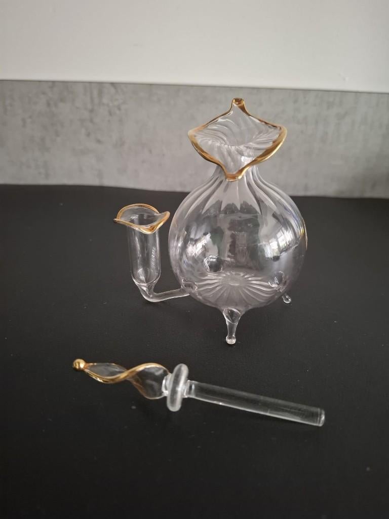 Murano glazen parfumfles/parfumbrander handgemaakt, Ophalen of Verzenden