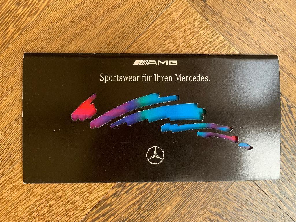 Accessoires folder Mercedes-Benz AMG 1996 totaalprogramma, Nieuw, Mercedes-Benz, Mercedes, Ophalen of Verzenden