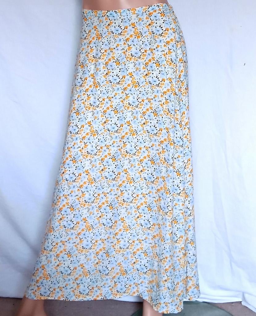 SAMSOE SAMSOE Lange Rok , Maat M , VISCOSE, Maat 38/40 (M), Overige kleuren, Verzenden, Zo goed als nieuw