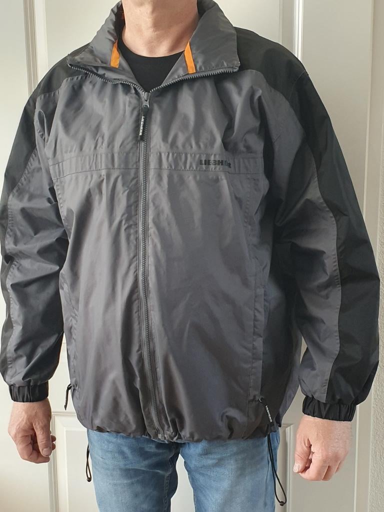 Liebherr heren zomerjas grijs/zwart mat xl, Ophalen of Verzenden, Zo goed als nieuw, Maat 56/58 (XL), Zwart