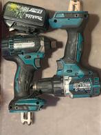Makita schroef en boormachine + 5aH accu, Doe-het-zelf en Verbouw, Gereedschap | Boormachines, Ophalen of Verzenden, Gebruikt