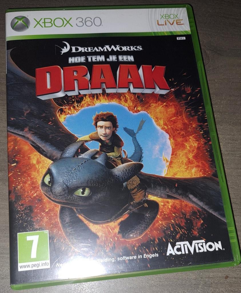 How to train your dragon xbox 360 z.g.a.n., Avontuur en Actie, 1 speler, Ophalen of Verzenden, Zo goed als nieuw