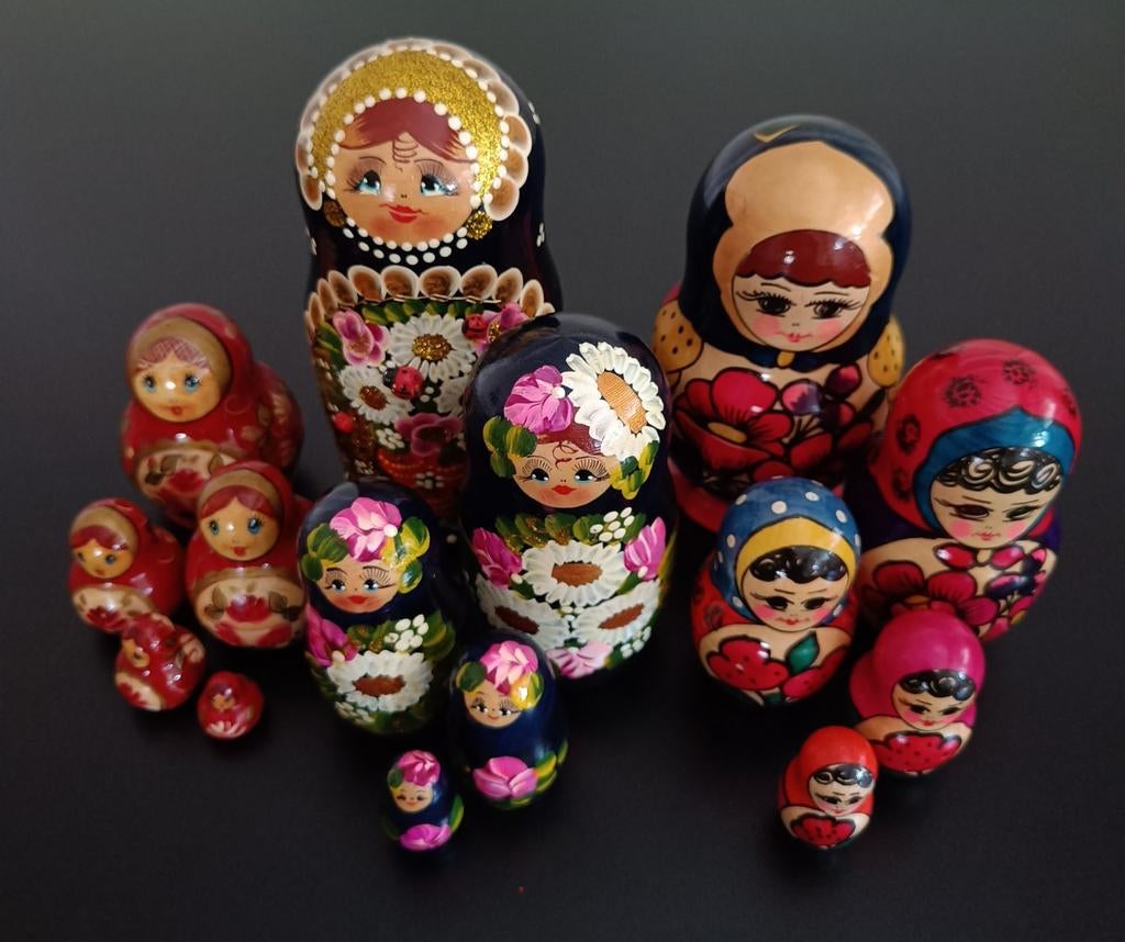 Russische Matroesjka poppen., Ophalen of Verzenden