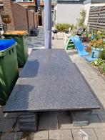 Granieten Tafelblad 220x100 cm, 3 cm dik, Goede Staat, Ophalen, Rechthoekig, Overige materialen