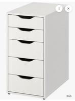 Gezocht: 2 ikea alex ladekast, Ophalen, Minder dan 50 cm, 5 laden of meer, Zo goed als nieuw